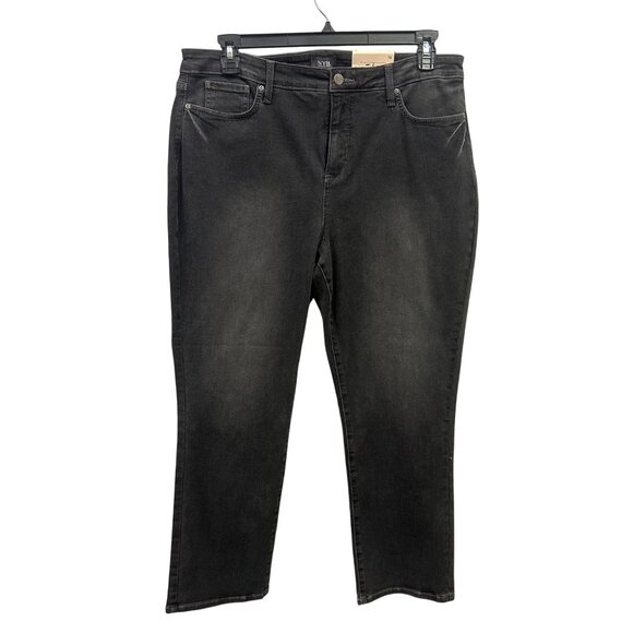 NYDJ Denim - NYDJ Womens Mid Rise Sheri Slim Fit Ankle Stretch Denim Jeans Remington Size 16